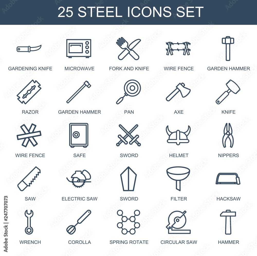 25 steel icons 25 steel icons
