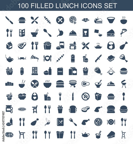 lunch icons