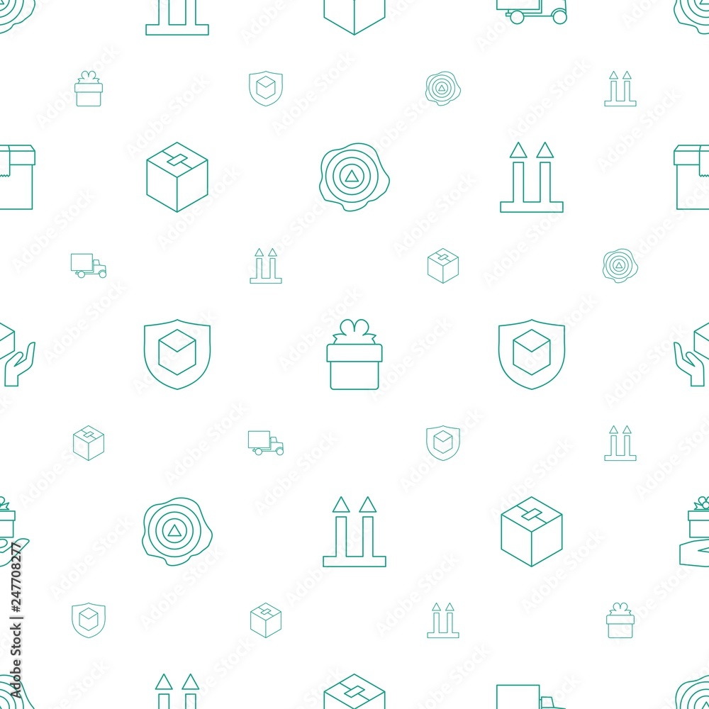 parcel icons pattern seamless white background parcel icons pattern seamless white background