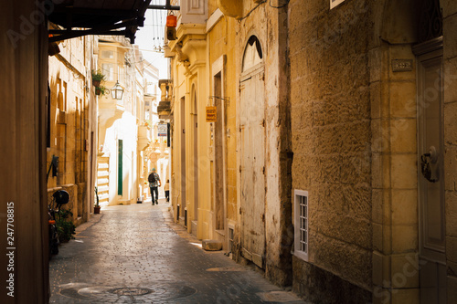 Fototapeta Naklejka Na Ścianę i Meble -  Victoria (also known as Rabat) is the capital of Gozo Island, in Malta