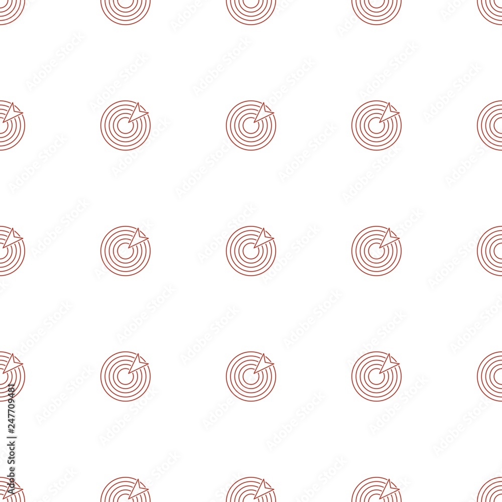 target icon pattern seamless white background