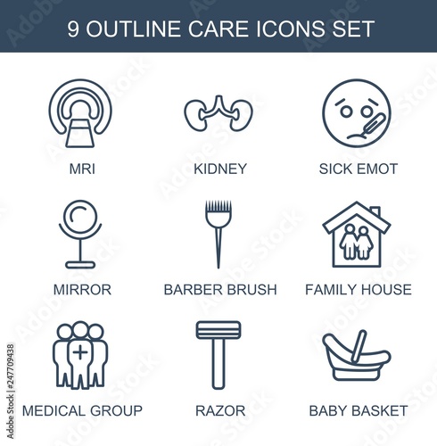 9 care icons