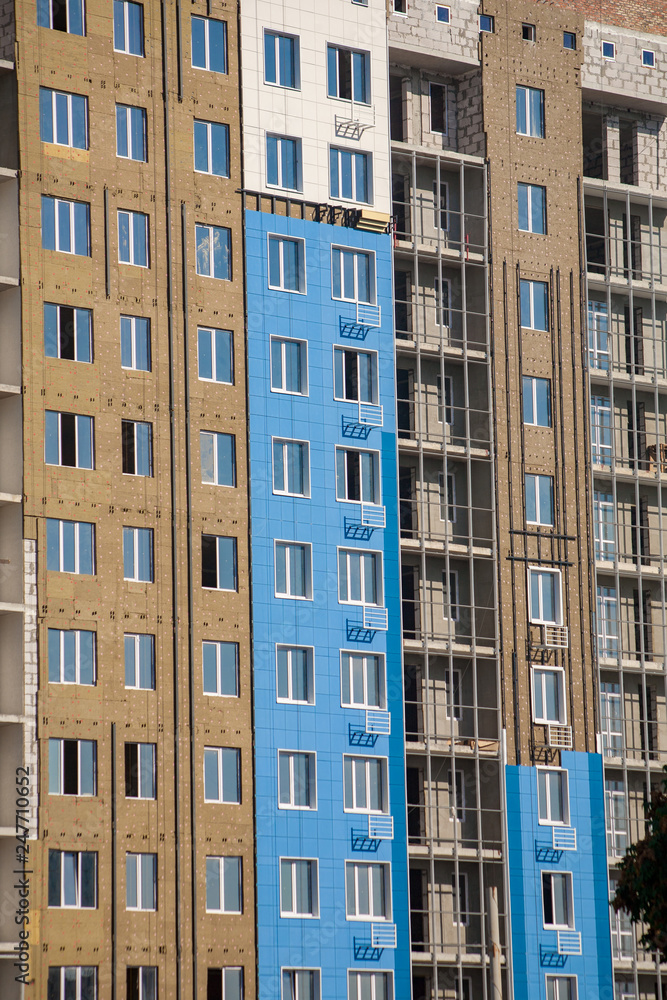 Fototapeta premium Six storey frame building