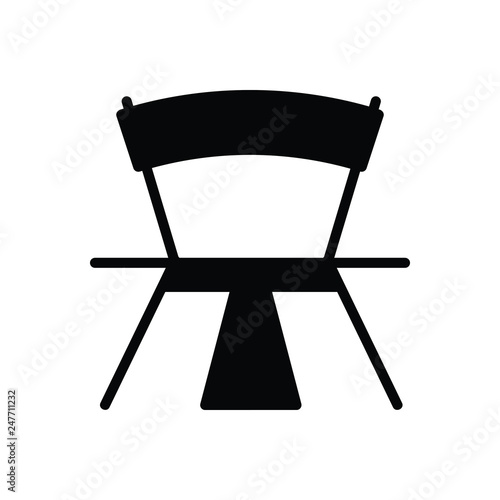 Black solid icon for finish 