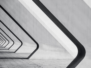 Architecture details Modern Building Concrete Bias columns space perspective Abstract background