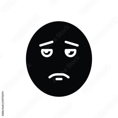 Black solid icon for asshole 