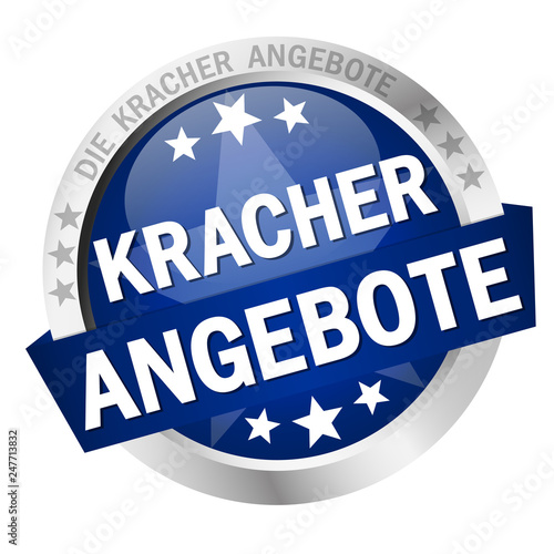 Button with Banner Kracherangebote