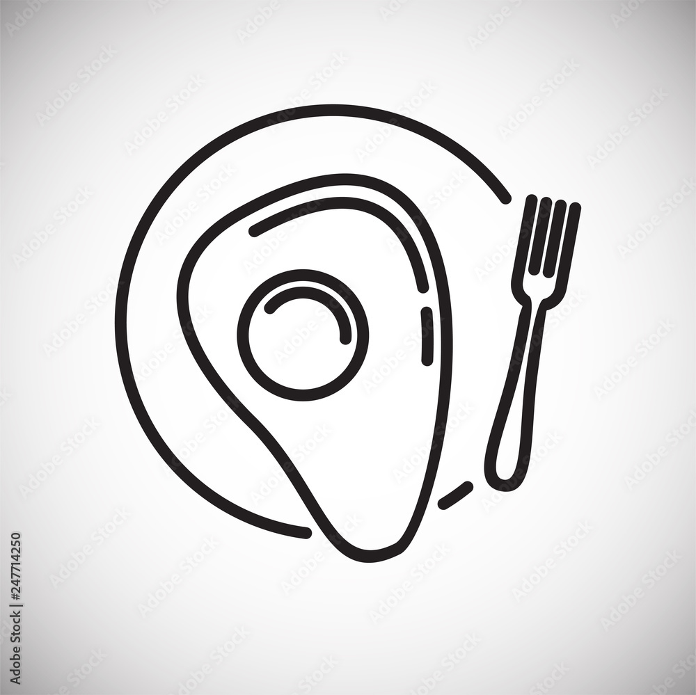 Egg line icon on white background for graphic and web design, Modern simple vector sign. Internet concept. Trendy symbol for website design web button or mobile app Egg line icon on white background for graphic and web design, Modern simple vector sign. Internet concept. Trendy symbol for website design web button or mobile app