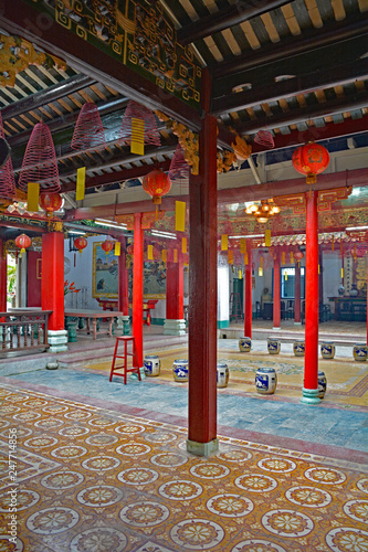 The Phuoc Kien (or Fukian, Fujian or Phuc Kien) Assembly Hall built in 1697 by Chinese merchants in the historic UNESCO listed central Vietnamese town of Hoi An © dragoncello
