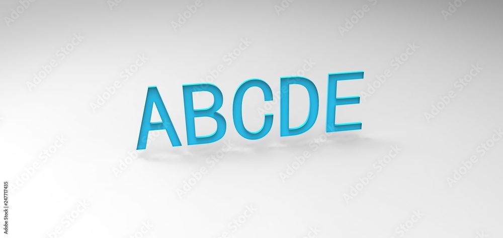 3D font 3D font