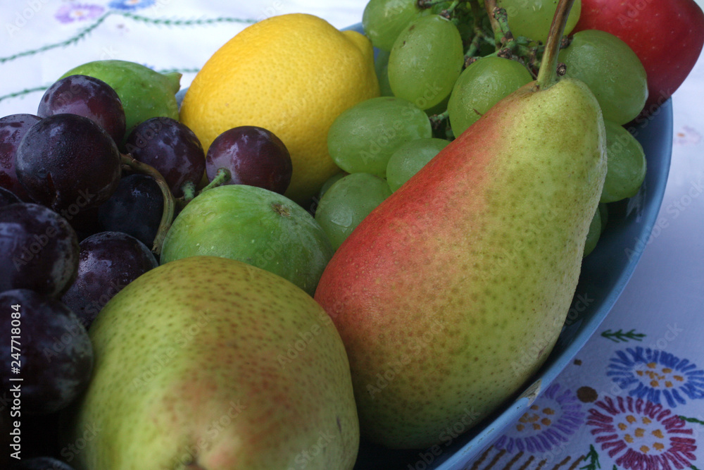 A bowl of fruit A bowl of fruit