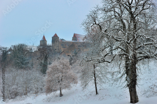 Winter in Harburg (Bavaria, Germany) photo