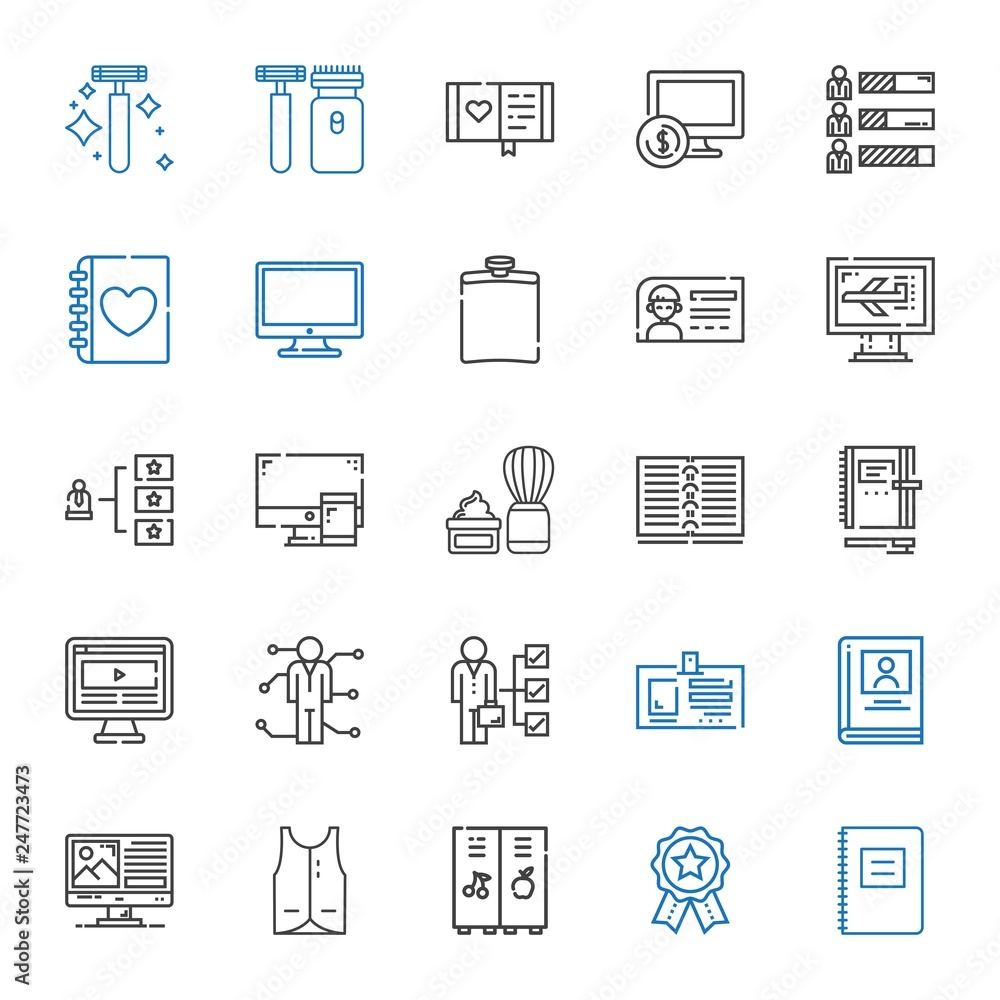 personal icons set personal icons set