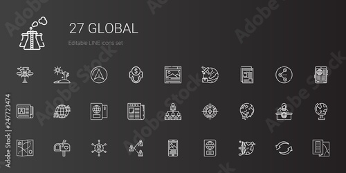 global icons set