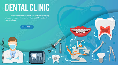 Dental Clinic Infographics