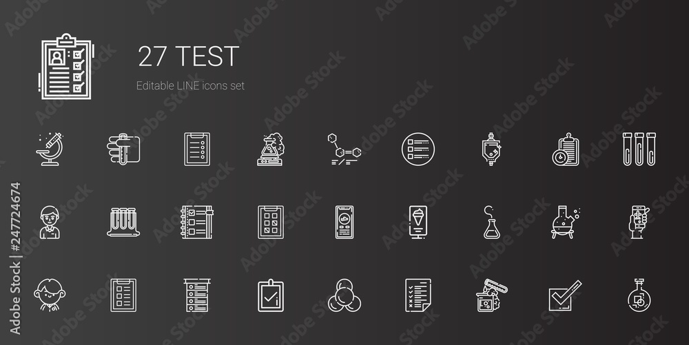 test icons set test icons set