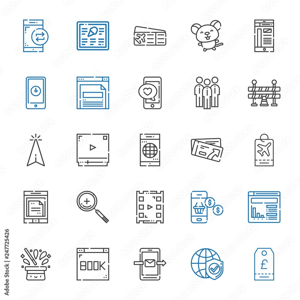 site icons set