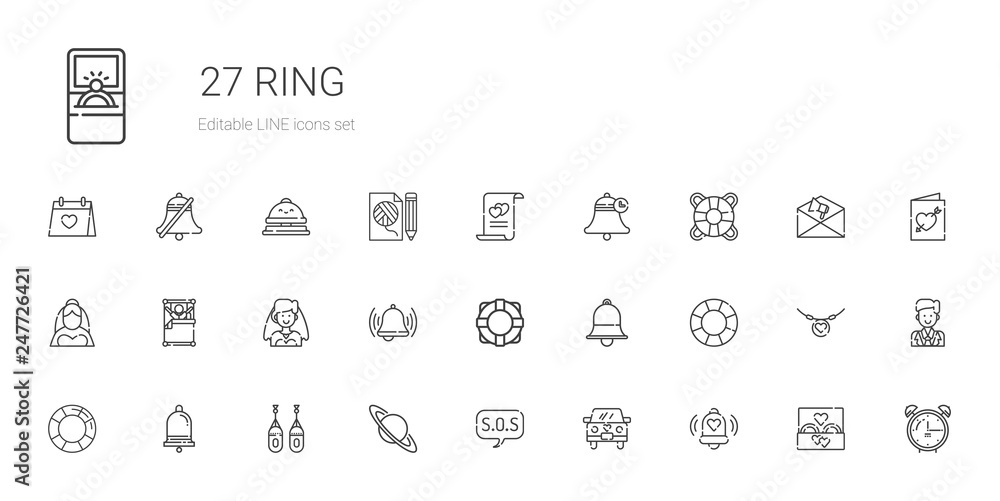ring icons set ring icons set