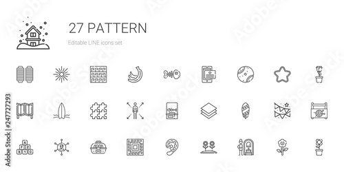 pattern icons set