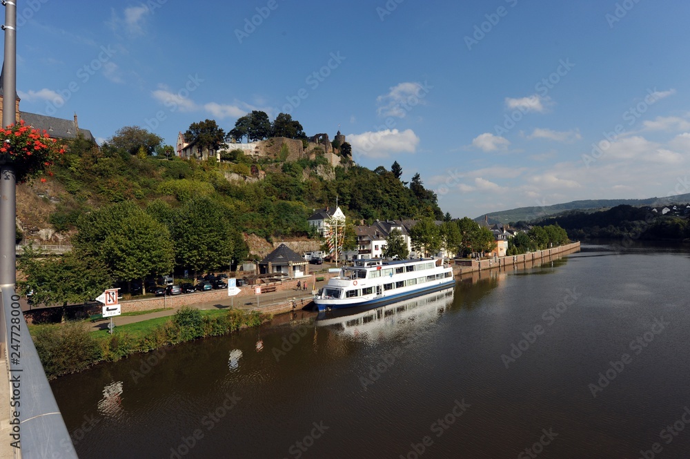 Fototapeta premium Saarburg an der Saar im Saarland
