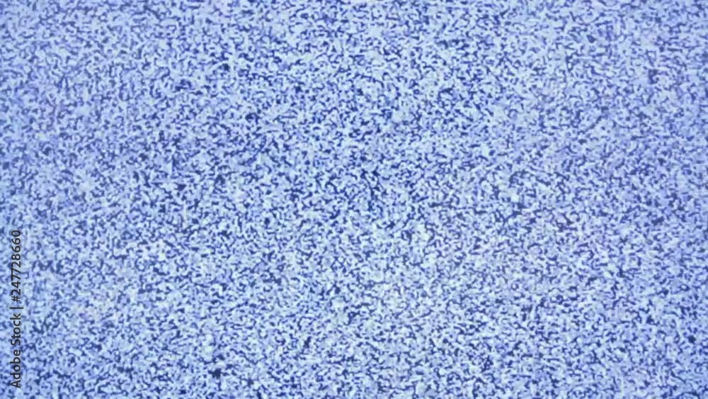 Television interference on the screen no signal Television interference on the screen no signal