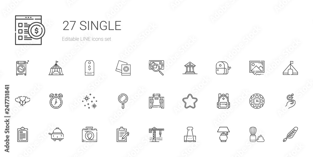 single icons set single icons set