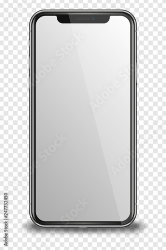 Realistic smart phone.