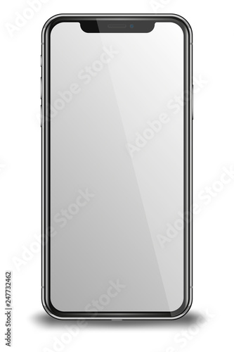 Realistic smart phone.