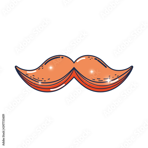 mustache style hipster accessory