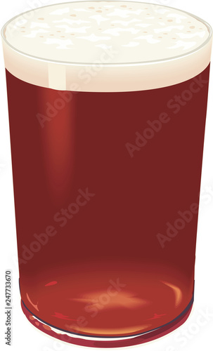 Bock Beer Vector Illustration