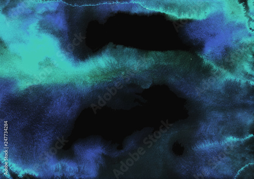 Fototapeta Naklejka Na Ścianę i Meble -  Abstract frame background, hand-painted texture, gouache or oil painting, splashes, drops of paint, paint smears. Design for backgrounds, wallpapers, covers and packaging.