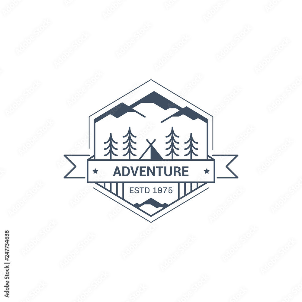 Camp logo design Camp logo design