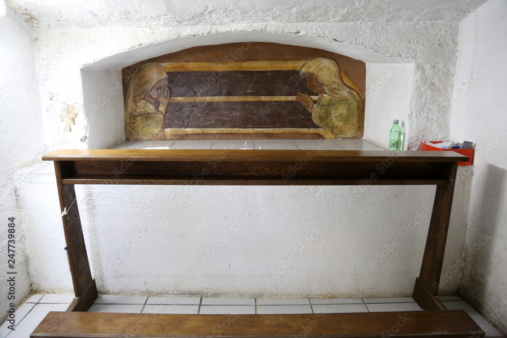 The tomb of the Servant of God Peter Barbaric in the Church of St. Aloysius in in Travnik, Bosnia and Herzegovina The tomb of the Servant of God Peter Barbaric in the Church of St. Aloysius in in Travnik, Bosnia and Herzegovina