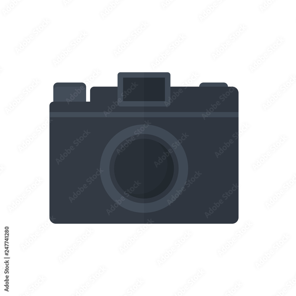 camera icon in flat style isolated vector illustration on white transparent background camera icon in flat style isolated vector illustration on white transparent background