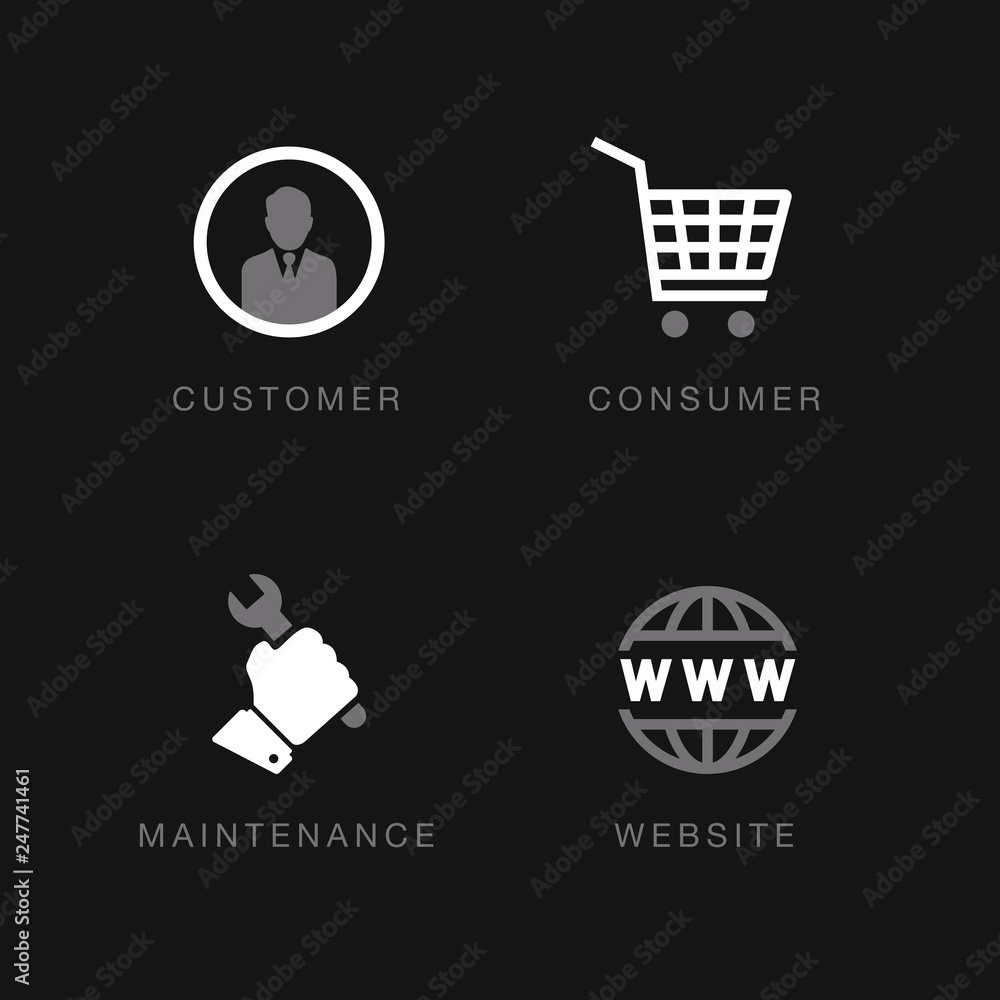 E-COMMERCE ICON SET E-COMMERCE ICON SET
