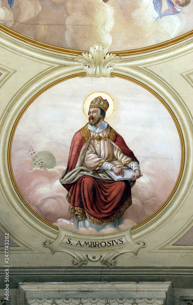 Obraz premium Saint Ambrose
