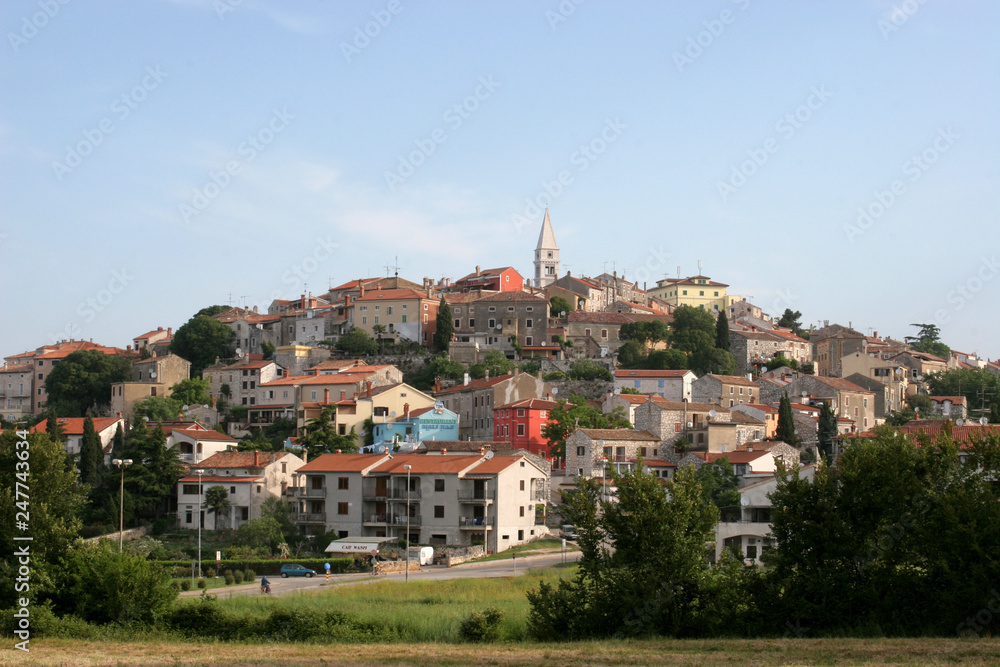 The city of Vrsar in Croatia