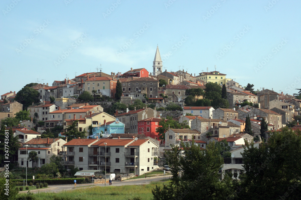 The city of Vrsar in Croatia