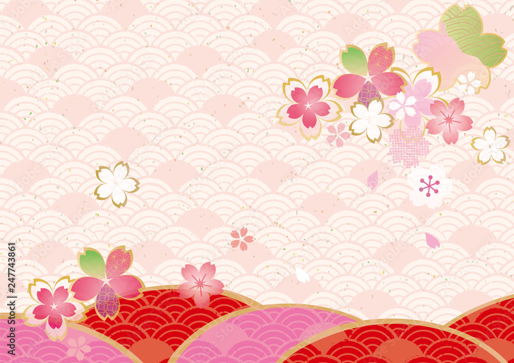 桜和風 柄 桜和風 柄