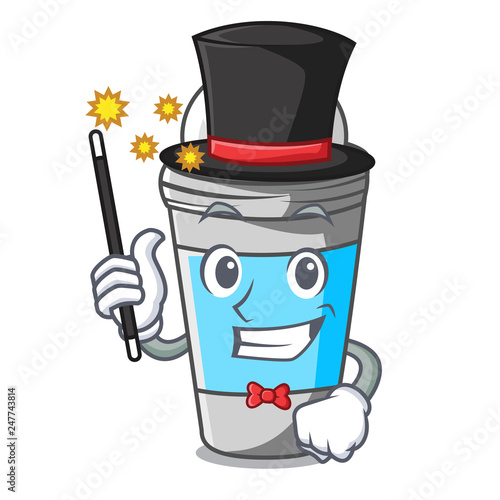 Magician roll on deodorant isolated with cartoon