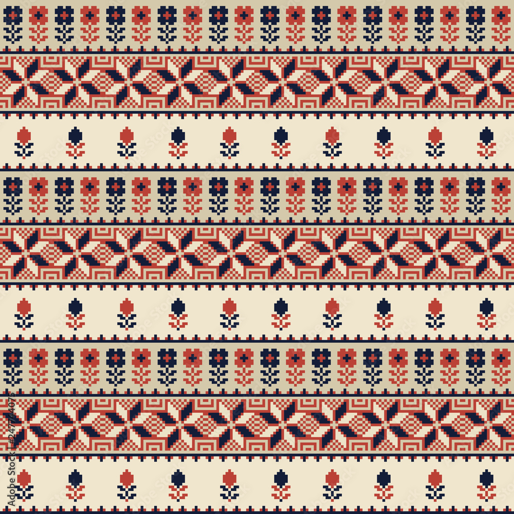 Palestinian embroidery pattern 26 Palestinian embroidery pattern 26