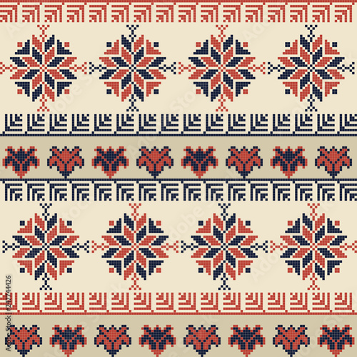 Palestinian embroidery pattern 43