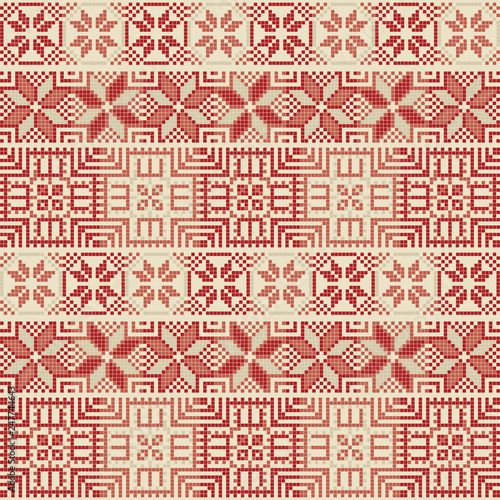 Palestinian embroidery pattern