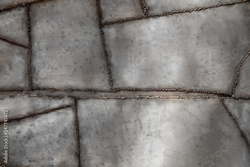 Rough welded metal texture background