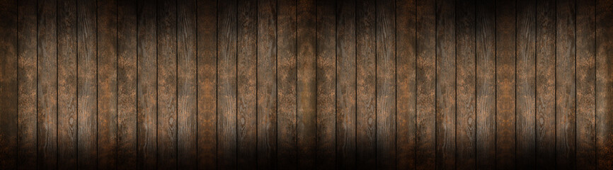 Old dark wooden planks background