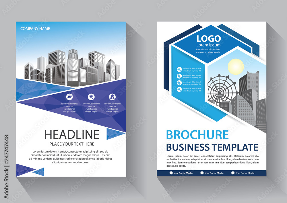 Business abstract vector template. Brochure design, cover modern layout, annual report, poster, flyer in A4 with colorful triangles, geometric shapes for tech, science, market with light background Business abstract vector template. Brochure design, cover modern layout, annual report, poster, flyer in A4 with colorful triangles, geometric shapes for tech, science, market with light background