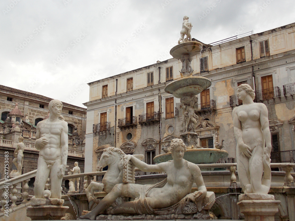The Praetorian Fountain, Sicily, Italy