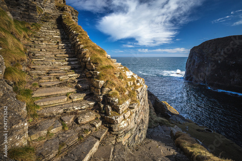 Whaligoe steps, Highlands of Scotland.