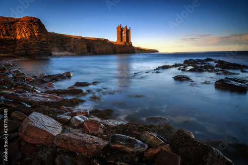 Old Keiss Castle, Highlands, Scotland.