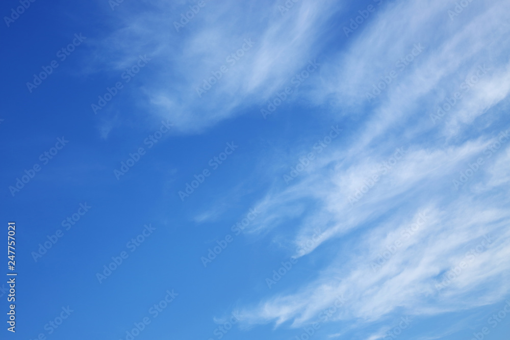 cloud above clear blue sky